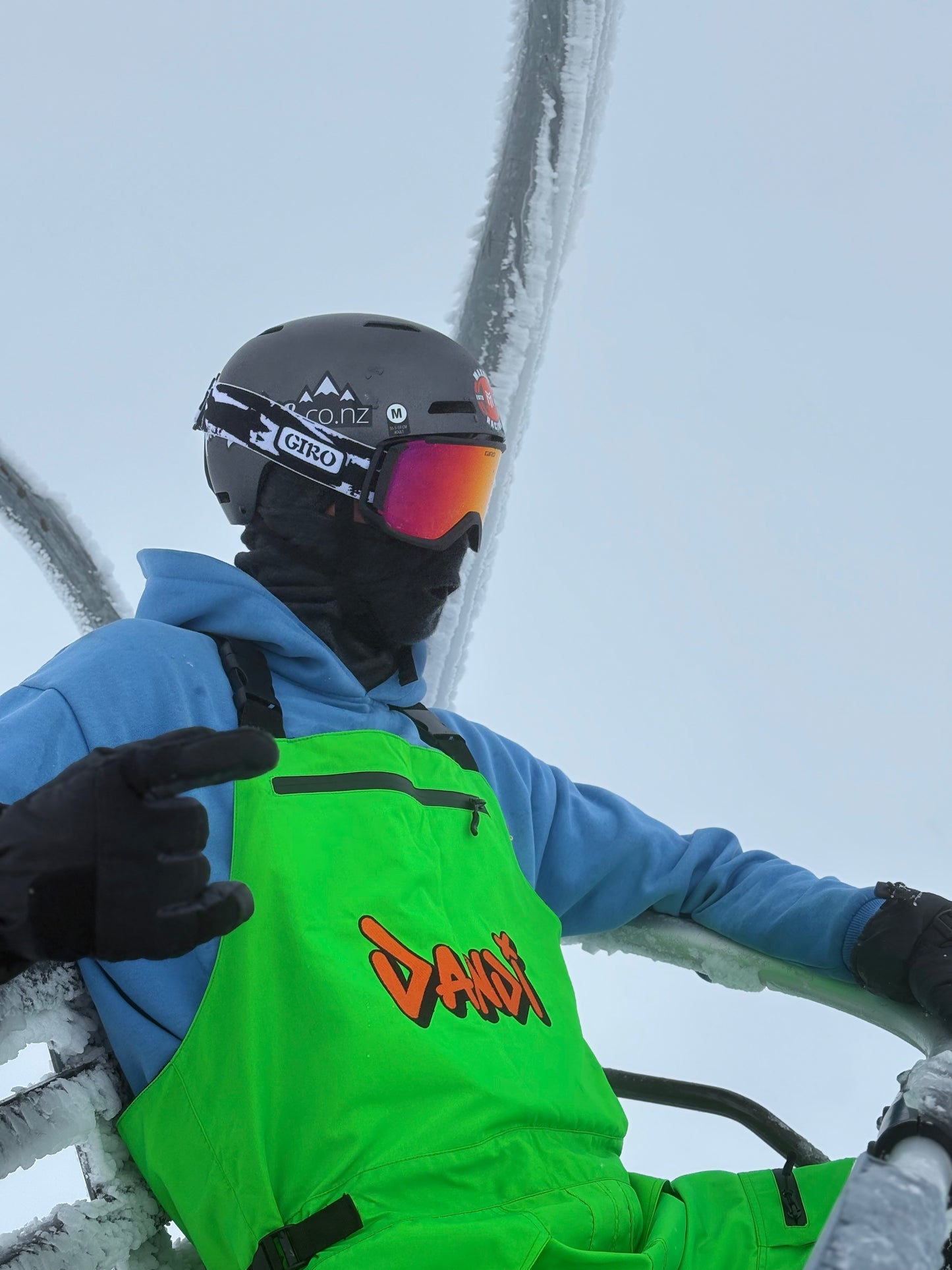 Dandi snow bib Green