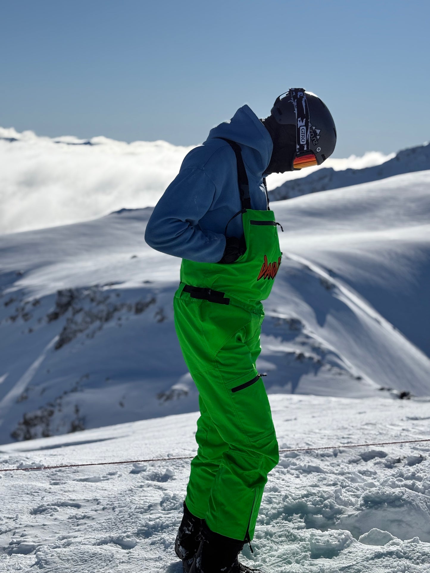 Dandi snow bib Green