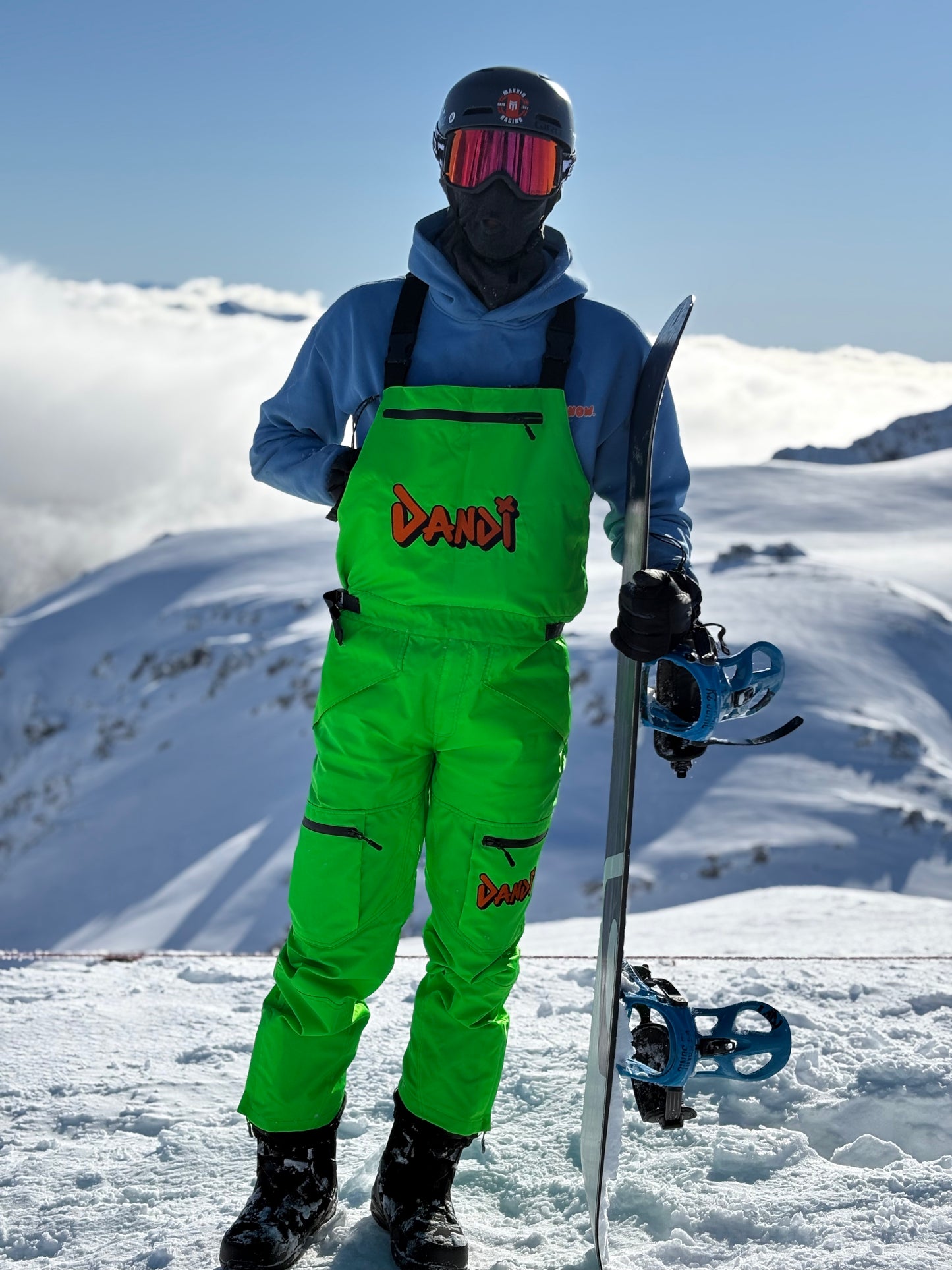 Dandi snow bib Green