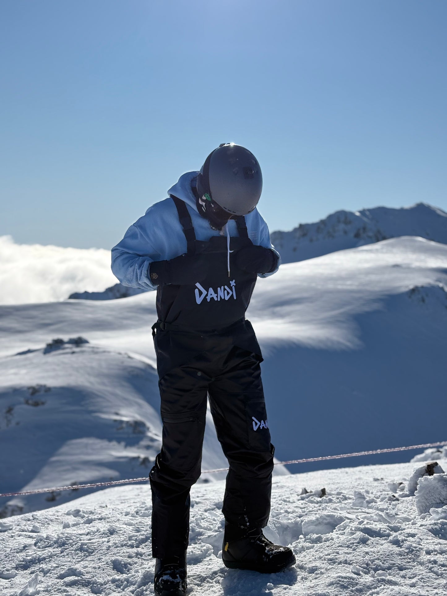 Dandi snow bib Black