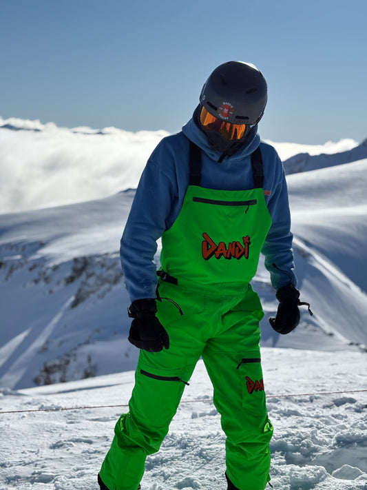 Dandi snow bib Green