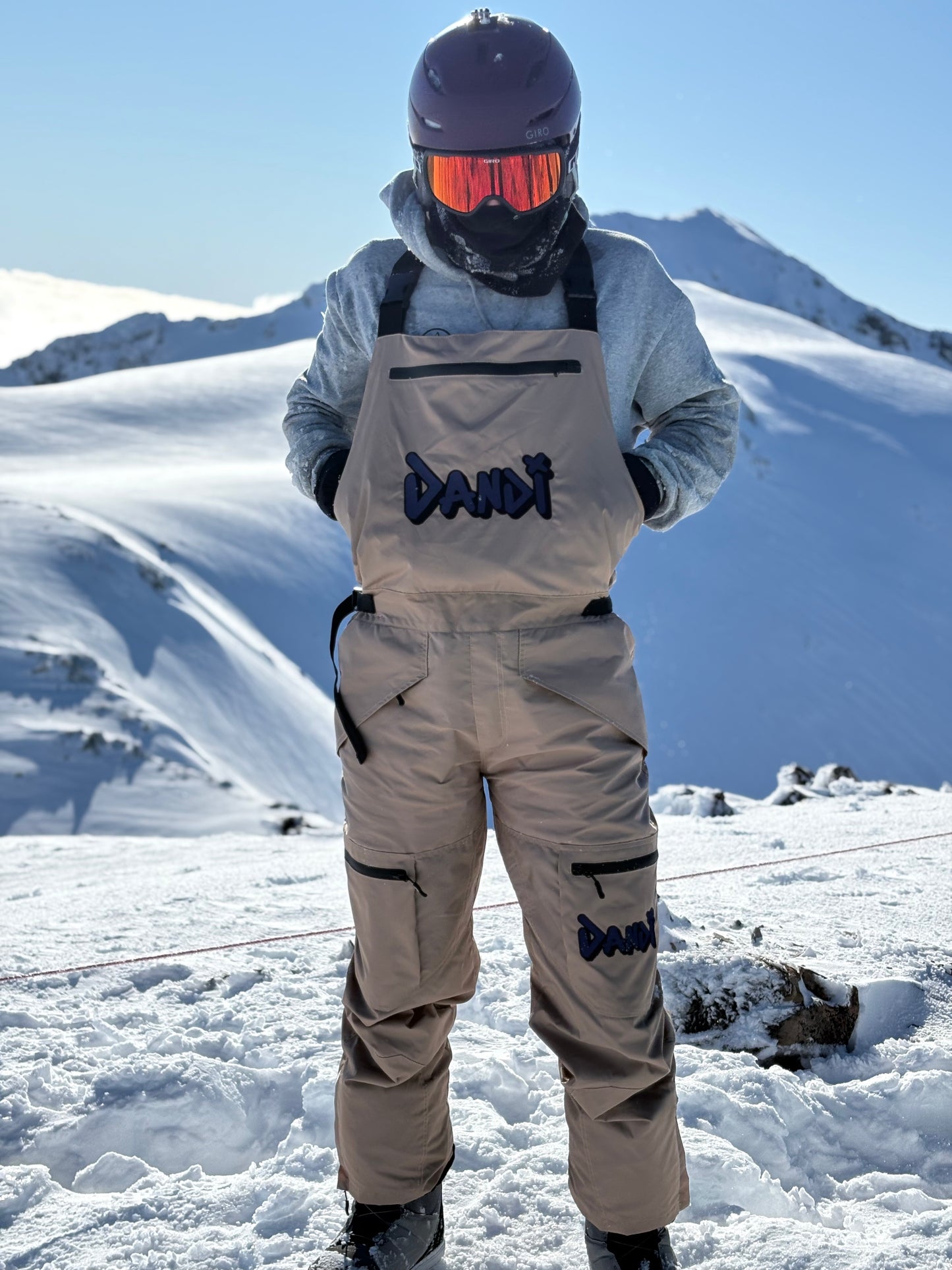 Dandi snow bib Tan